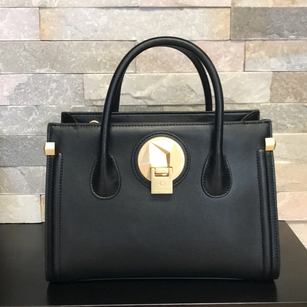 🛍️ Celine Dion Women's Octave Leather Satchel